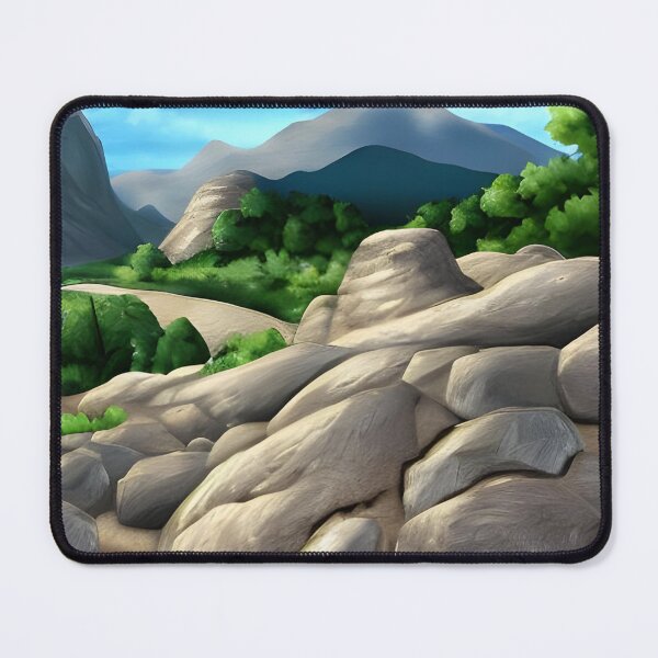 Item preview, Landscape with rocks artwork designed and sold by gramizzia.