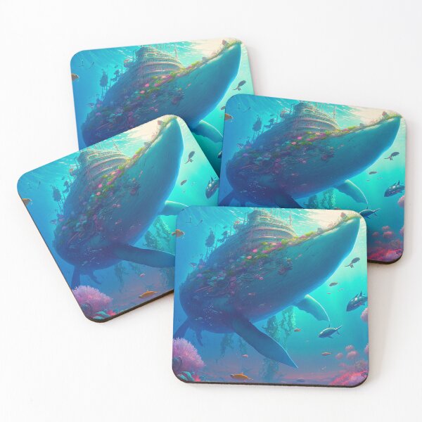 Artikelvorschau, Fantasy Water World Seascape Art 20 – Bunte Cartoon-Reise entworfen und verkauft von Sunchaser World.