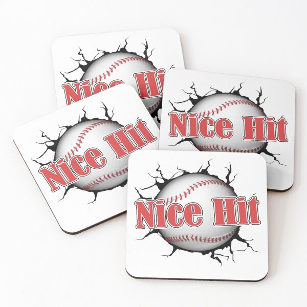 Item preview, Nice Hit (Red) designed and sold by MellowManatees.