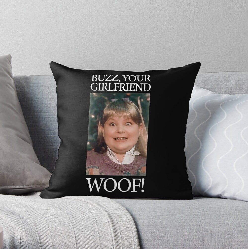 WOOF WOOF, Throw Pillows