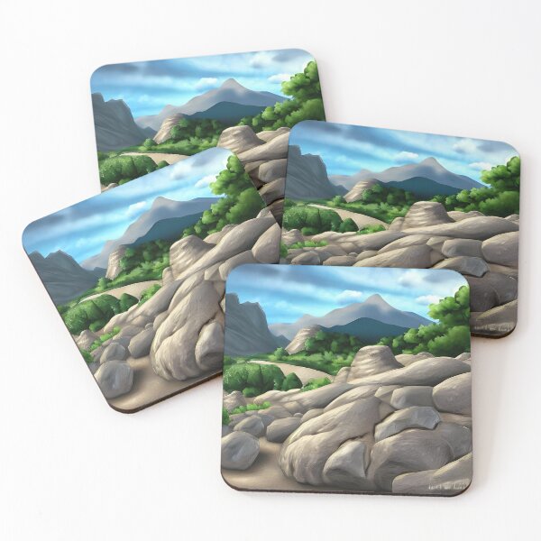 Item preview, Landscape with rocks artwork designed and sold by gramizzia.