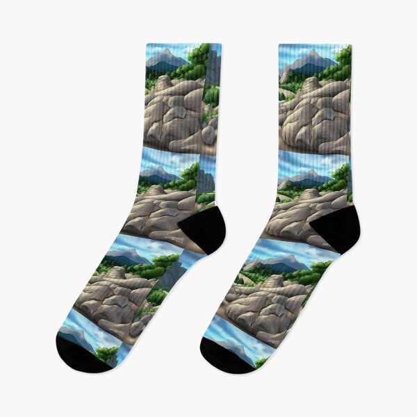 Item preview, Landscape with rocks artwork designed and sold by gramizzia.