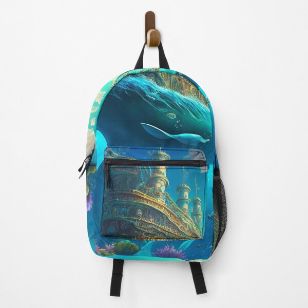 Artikelvorschau, Fantasy Water World Seascape Art 22 – Bunte Cartoon-Reise entworfen und verkauft von Sunchaser World.