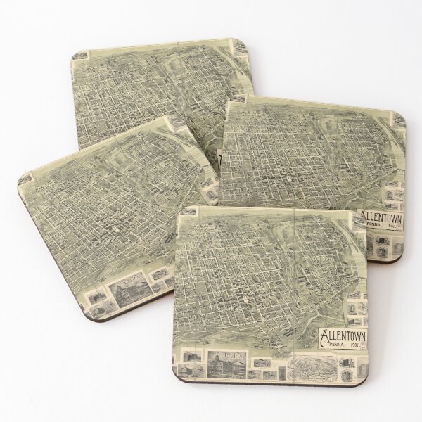 Item preview, Allentown, Pennsylvania (1901) designed and sold by allhistory.