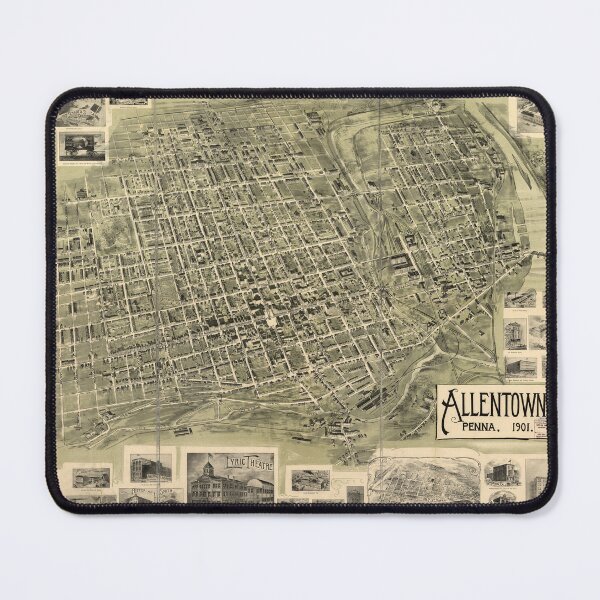 Item preview, Allentown, Pennsylvania (1901) designed and sold by allhistory.