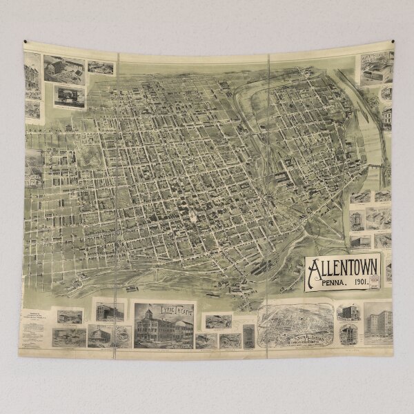 Item preview, Allentown, Pennsylvania (1901) designed and sold by allhistory.