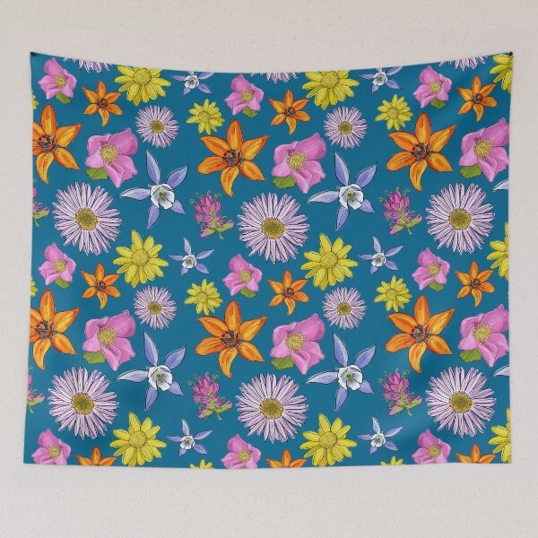 Item preview, Wildflower Pattern designed and sold by Lindsey McDonald.