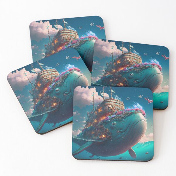 Artikelvorschau, Fantasy Water World Seascape Art 23 – Bunte Cartoon-Reise entworfen und verkauft von Sunchaser World.