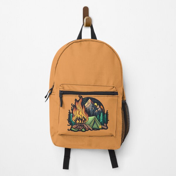 Item preview, Camping, camp fire, camp tent, camping lover, forest, mountain designed and sold by pixeldizajn.