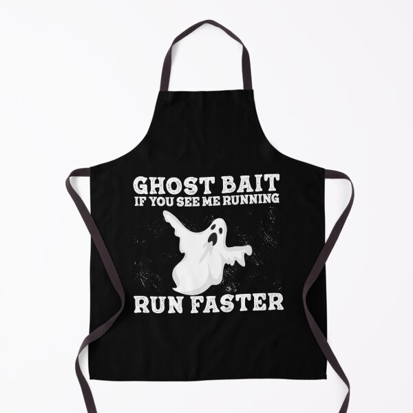 Item preview, If You See Me Running Run Faster Funny Ghost Bait Ghost Hunt designed and sold by StrongShirts.
