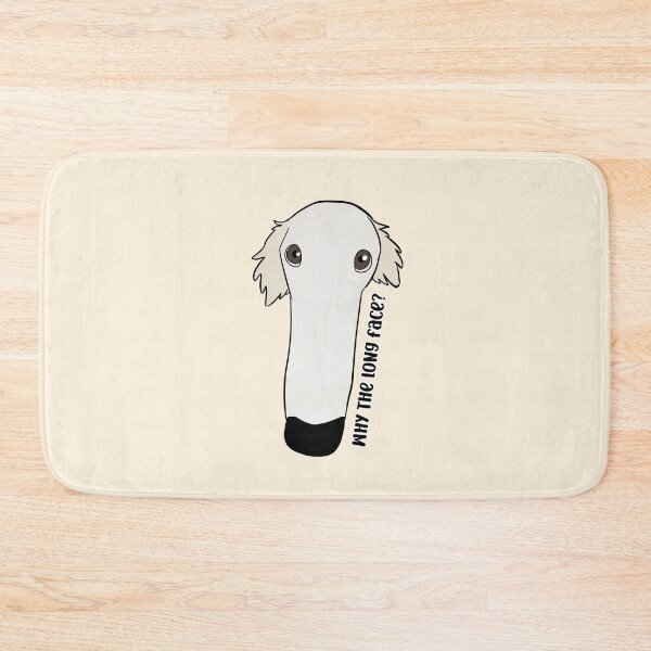 Item preview, Funny Borzoi - why the long face? designed and sold by Yarafantasyart.
