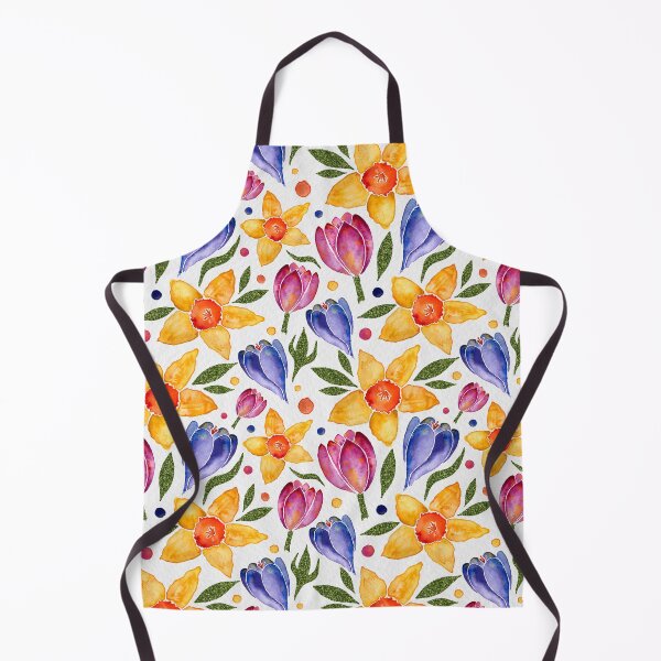 Item preview, Spring Flowers - Yellow/Blue/Purple designed and sold by Gwendolyn Pieters.