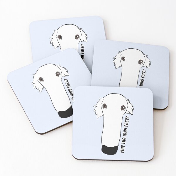 Item preview, Funny Borzoi - why the long face? designed and sold by Yarafantasyart.