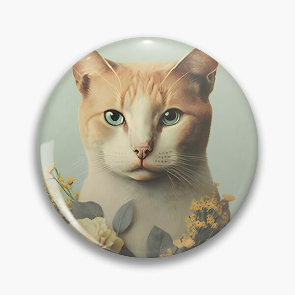 Item preview, Cat and flower collage 01 designed and sold by EmilyDayDreams.