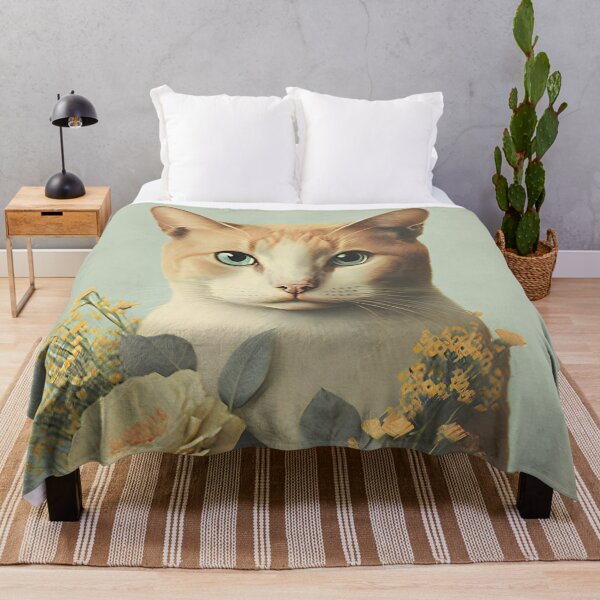 Item preview, Cat and flower collage 01 designed and sold by EmilyDayDreams.