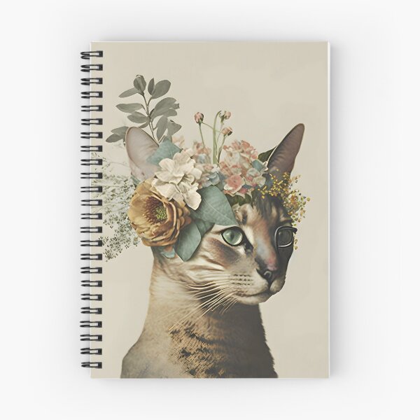 Item preview, Cat and flower collage 02 designed and sold by EmilyDayDreams.