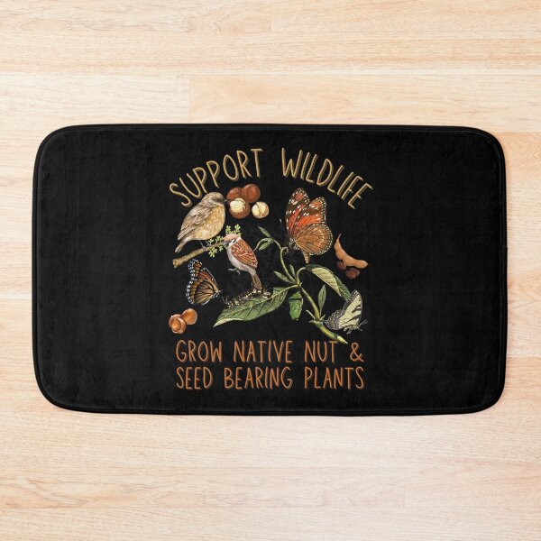 Item preview, Support Wildlife Plant Nut & Seed Plants Colorful Design designed and sold by EarthArtDesigns.