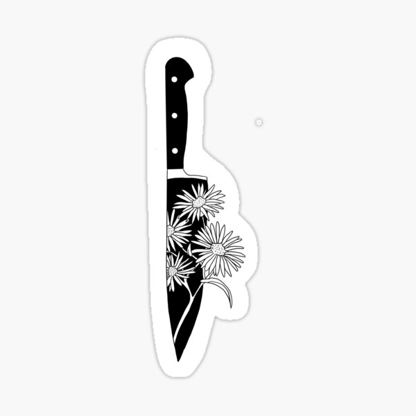 Fancy Knife Sticker by ratbb