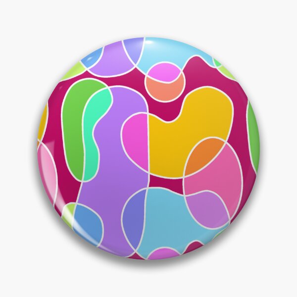 Item preview, Funky colourblock illustration vector art designed and sold by Charmy Design.