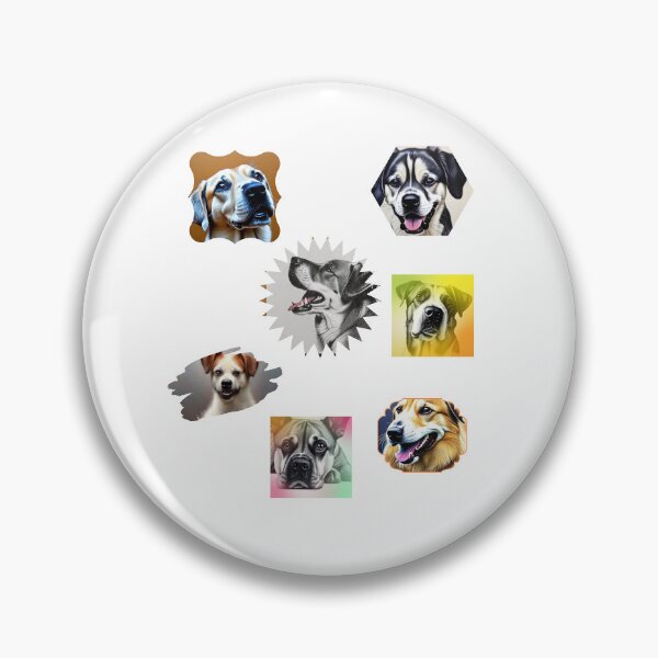 Item preview, Dog Stickers Pack of 7 designed and sold by HanaiPrint.
