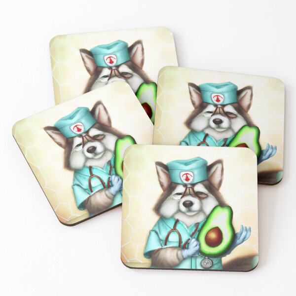 Item preview, A nurse dog who just loves avocados. designed and sold by Doggymadness.