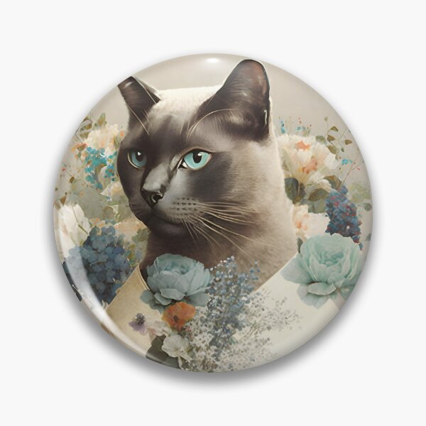 Item preview, Cat and flower collage 05 designed and sold by EmilyDayDreams.