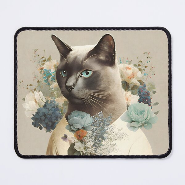 Item preview, Cat and flower collage 05 designed and sold by EmilyDayDreams.