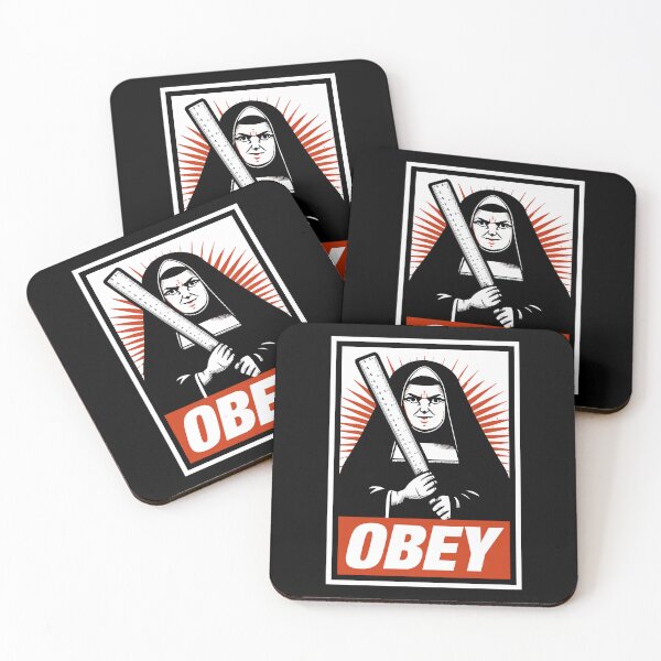 Item preview, OBEY - Nun - Distressed designed and sold by IfDesignGroup.