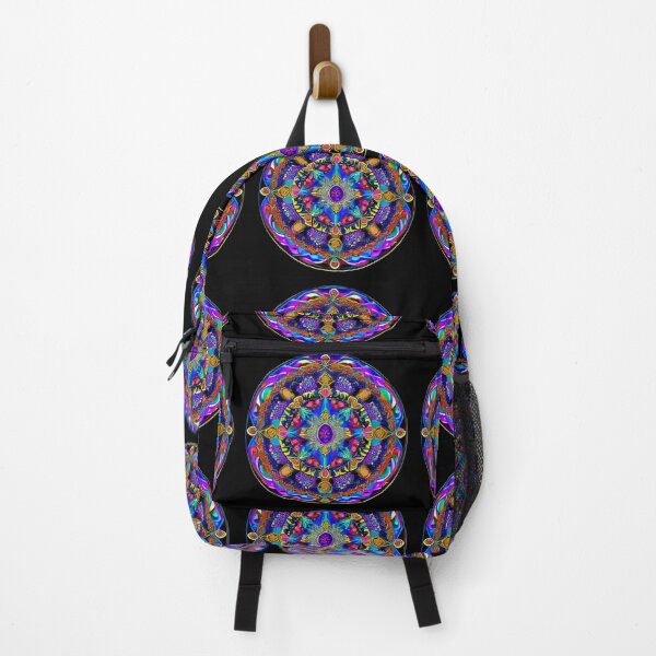 Item preview, trippy hypnotic flower colorfull strange pattern designed and sold by SJG-digital.