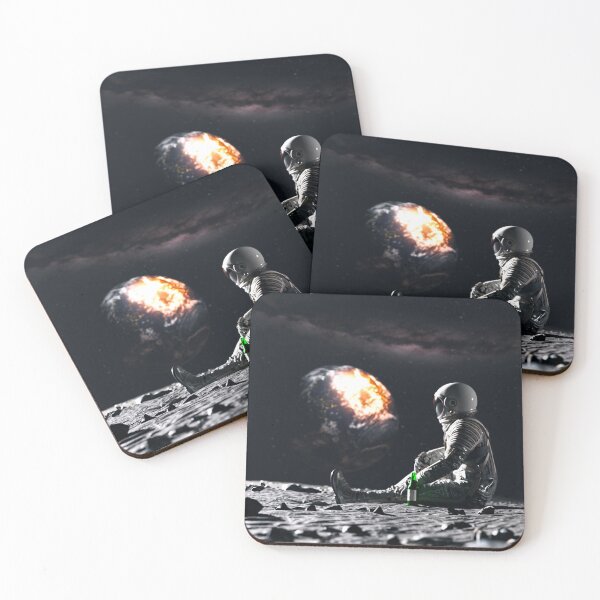 Item preview, Astronaut drinking beer on the moon designed and sold by bayuhermawan.