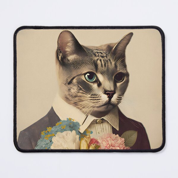 Item preview, Cat and flower collage 07 designed and sold by EmilyDayDreams.