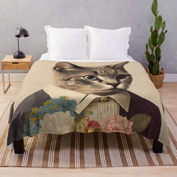 Item preview, Cat and flower collage 07 designed and sold by EmilyDayDreams.