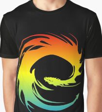 Colorful Eragon Graphic T-Shirt