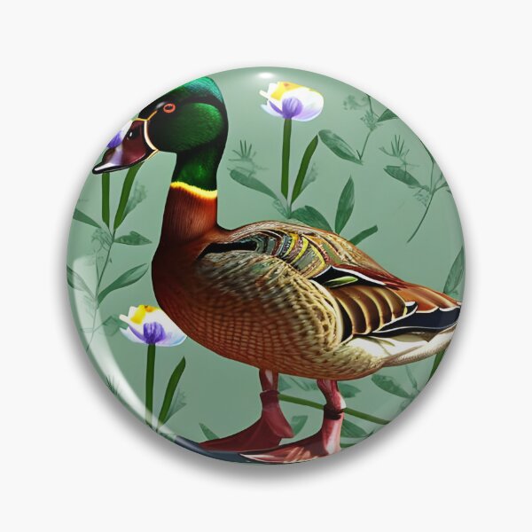 Item preview, Mallard Duck Flowers designed and sold by gramizzia.