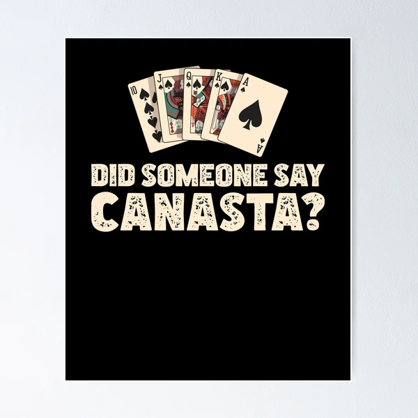 Funny Canasta Card Game - Canasta - Sticker