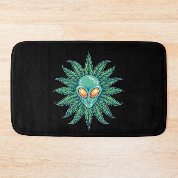 Item preview, Rastafarian Alien Head Smoking Weed Marijuana Trippy Cool designed and sold by ozumdesigns.