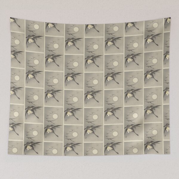 Item preview, Ohara Koson  Geese at full moon designed and sold by TeeARTHY.