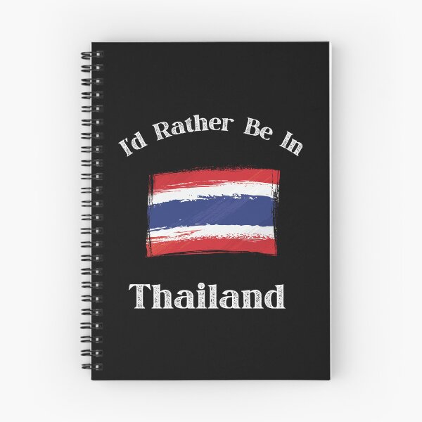Item preview, I'd Rather Be In Thailand With Flag Design designed and sold by RektRepublic.