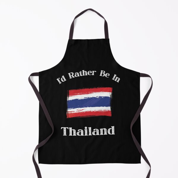 Item preview, I'd Rather Be In Thailand With Flag Design designed and sold by RektRepublic.