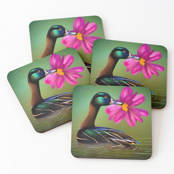 Item preview, Mallard Duck Flowers designed and sold by gramizzia.