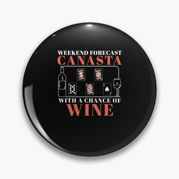Item preview, Weekend Forecast Funny Canasta Card Game For Canasta Players designed and sold by StrongShirts.