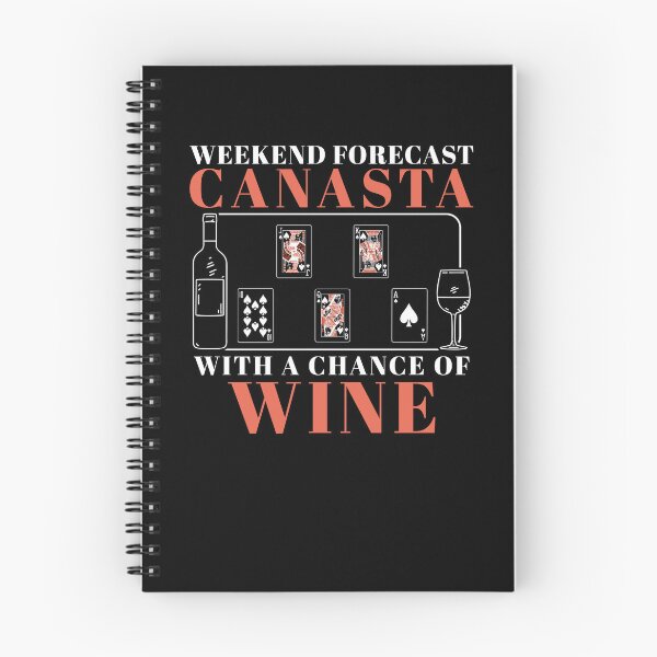 Item preview, Weekend Forecast Funny Canasta Card Game For Canasta Players designed and sold by StrongShirts.