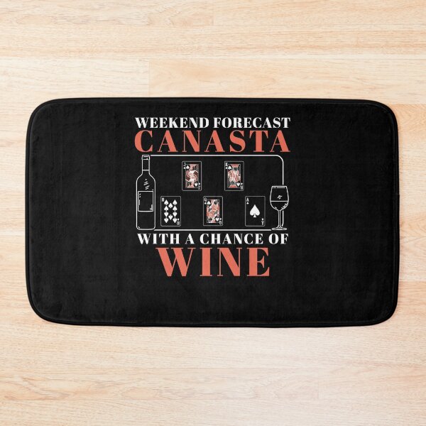 Item preview, Weekend Forecast Funny Canasta Card Game For Canasta Players designed and sold by StrongShirts.