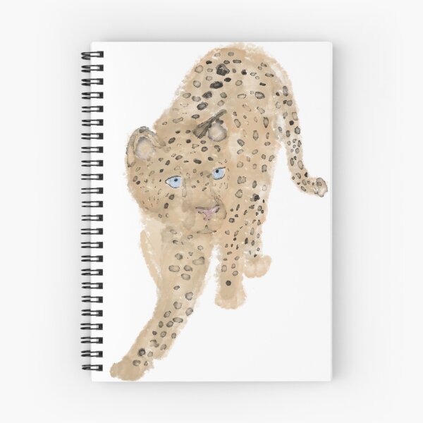 Item preview, leopard watercolor art, wild animals illustration, digital art, big cats designed and sold by LauraLory.