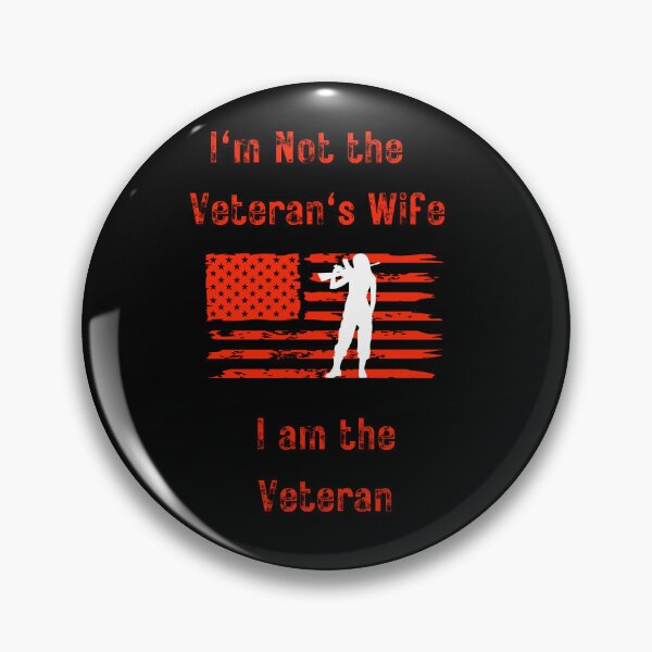 Item preview, Female Veteran Not the Veteran's Wife designed and sold by LivingBold.