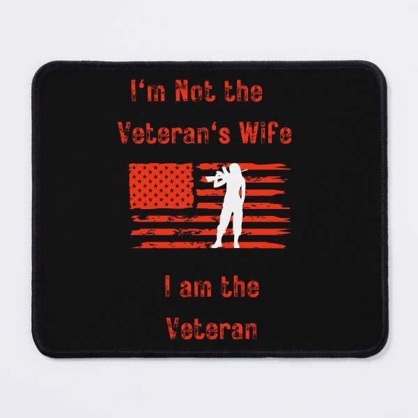Item preview, Female Veteran Not the Veteran's Wife designed and sold by LivingBold.