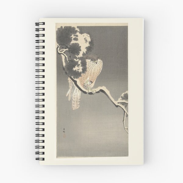Item preview, Ohara Koson Hawk with sparrow designed and sold by TeeARTHY.