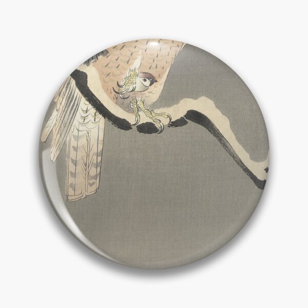 Item preview, Ohara Koson Hawk with sparrow designed and sold by TeeARTHY.