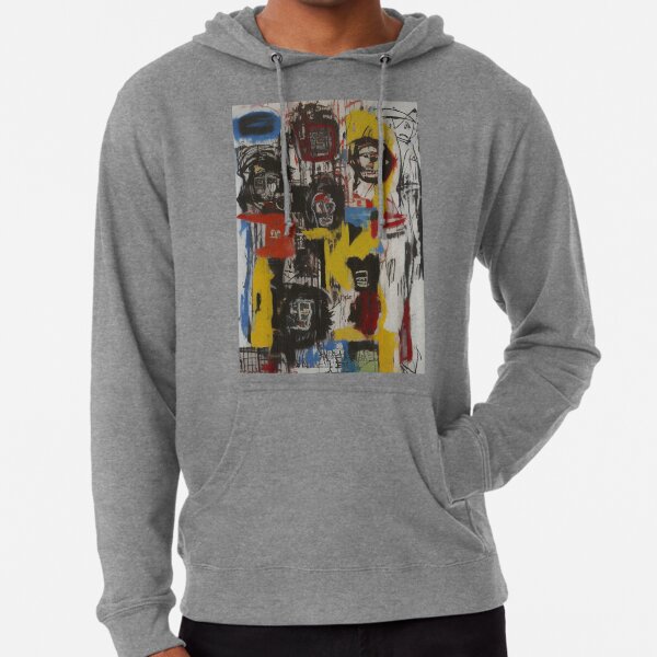 Surreal Street Symphony: A Fusion of Abstract, Action, Graffiti and Surrealism Art Lightweight Hoodie