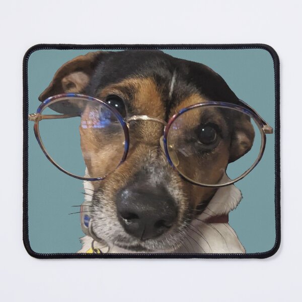 Item preview, Jack Russell Wearing Glasses designed and sold by Anne Park.